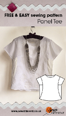 Panel Tee – MULTISIZE SEWING PATTERN