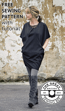 The Drapey Knit Dress – Free sewing pattern from the Great British Sewing Bee