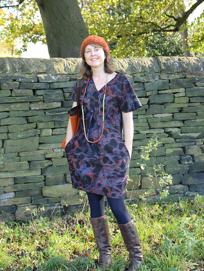 Tulip Dress Multisize sewing pattern available on paper or to