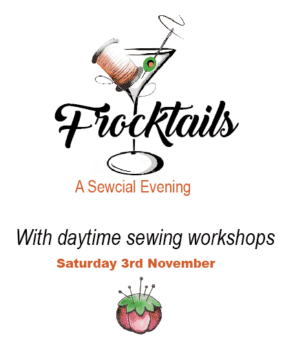 Frocktails – Saturday 3rd Nov. 2018